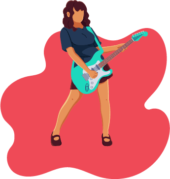 En gitarspiller